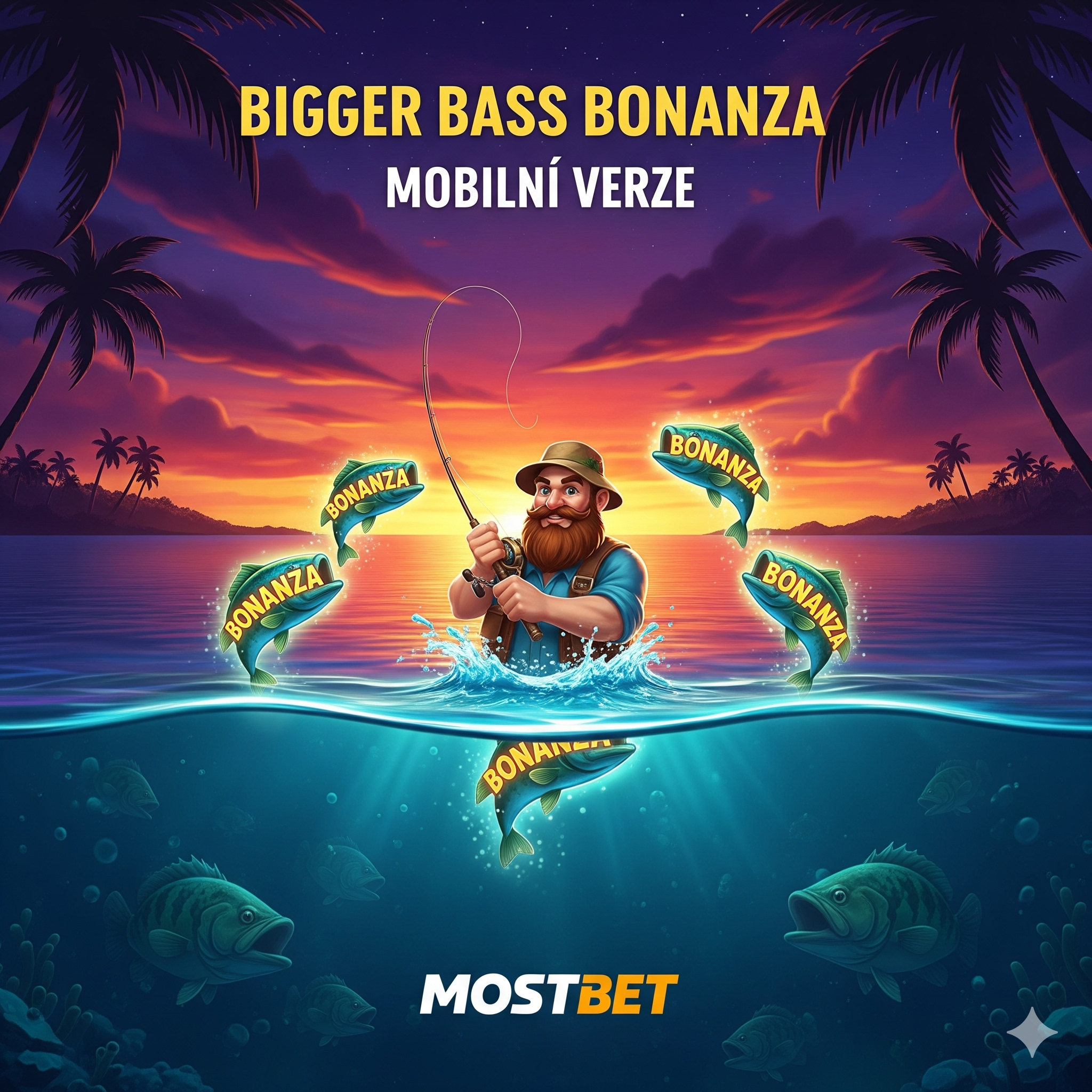 Bigger Bass Bonanza mobile version on Mostbet platform