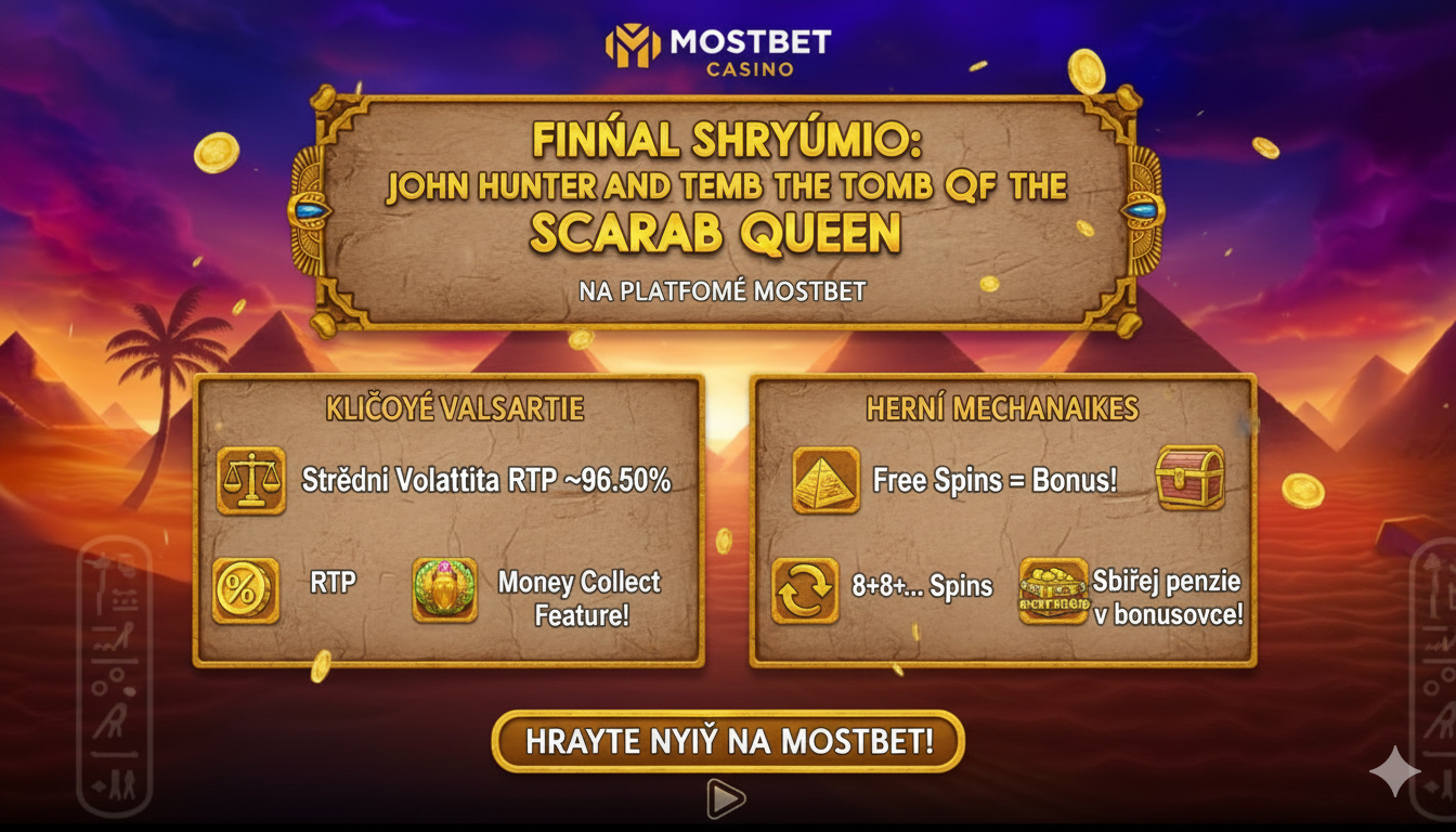 Final summary of John Hunter and the Tomb of the Scarab Queen on Mostbet