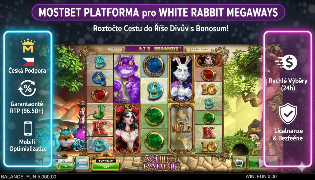 Výhody platformy Mostbet pro White Rabbit Megaways