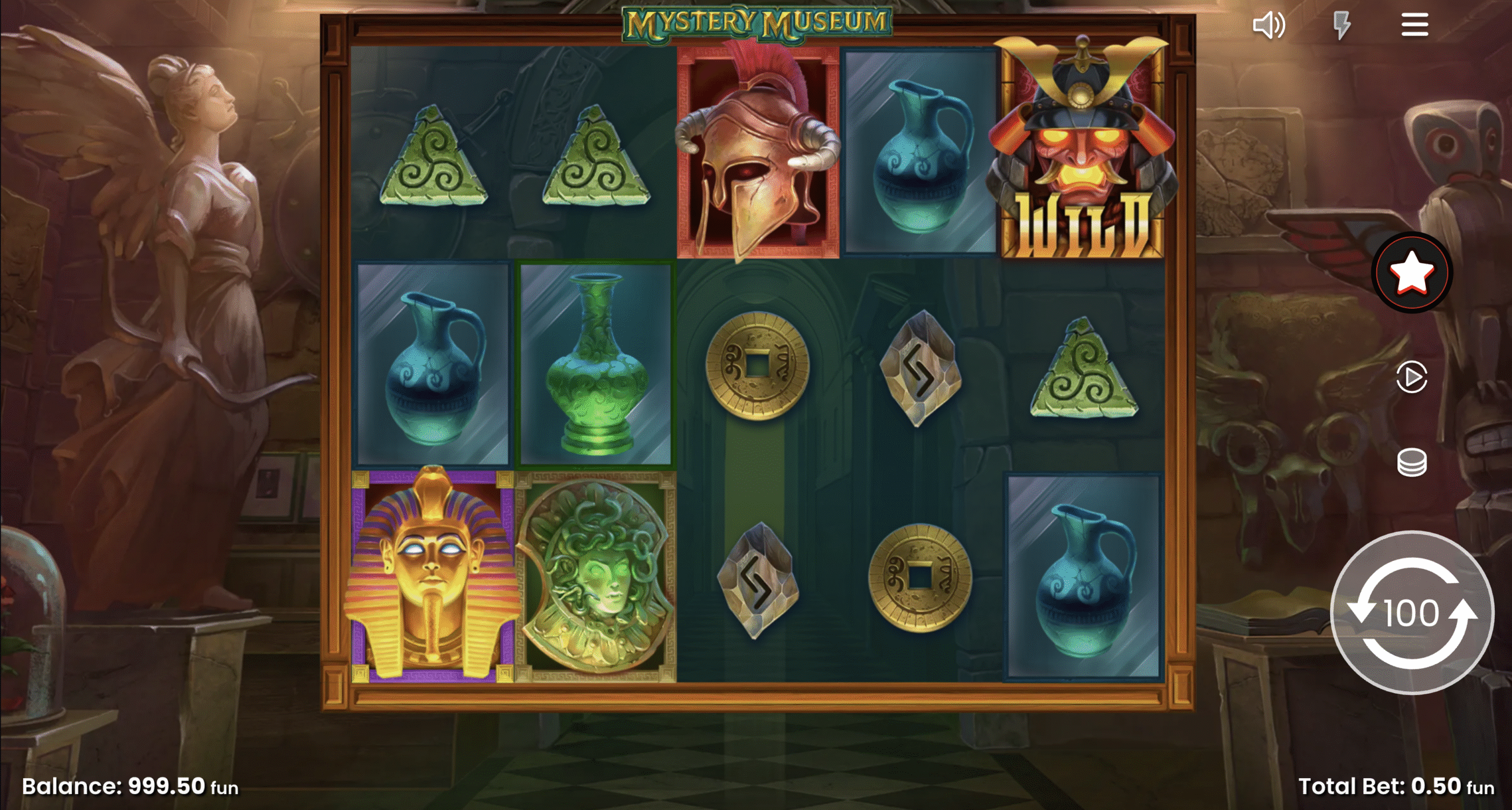 Herní prostředí Mystery Museum od Push Gaming