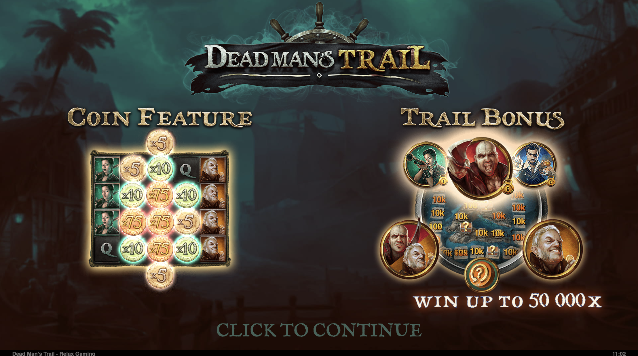 Dead Man's Trail game interface on Mostbet platform with dark western atmosphere