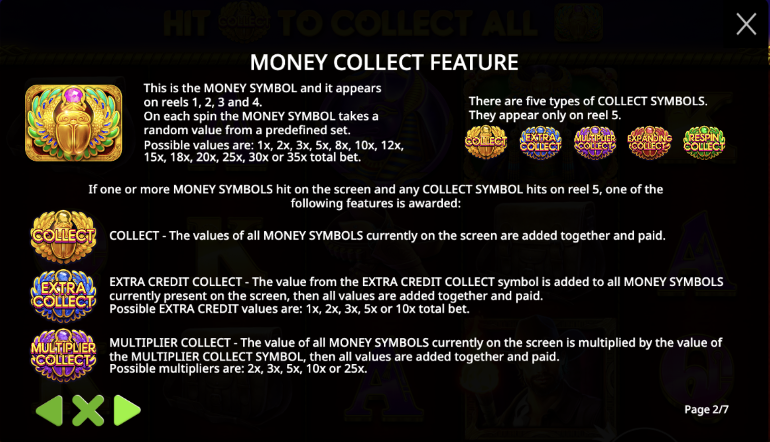 Money Collect system in John Hunter and the Tomb of the Scarab Queen