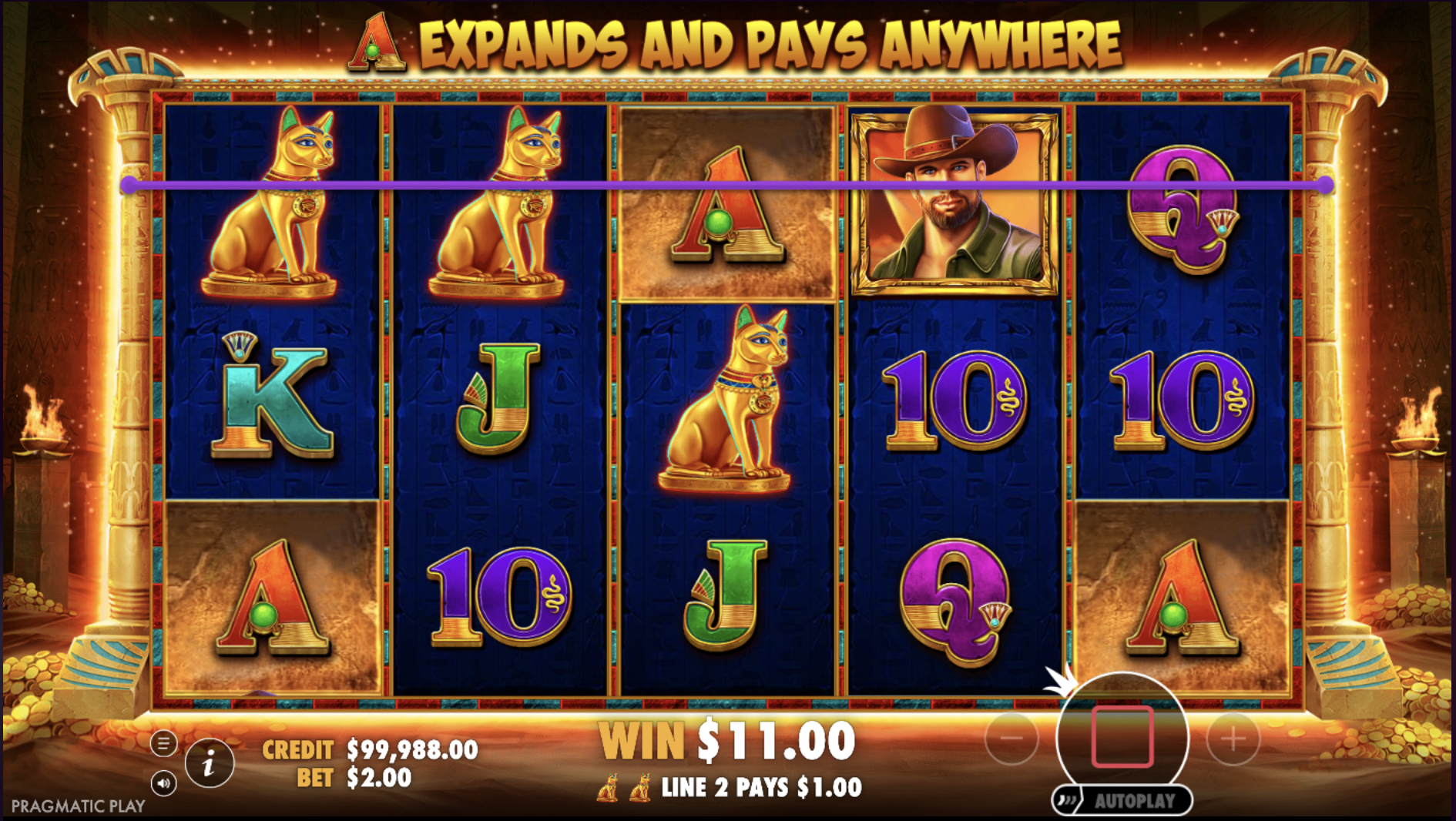 Comparison of book slots John Hunter Book of Tut with competition