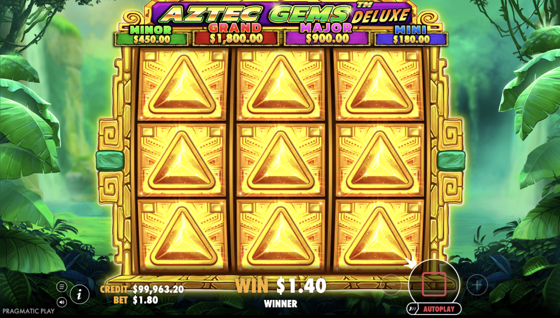 Multiplier mechanics and symbol combinations in Aztec Gems Deluxe