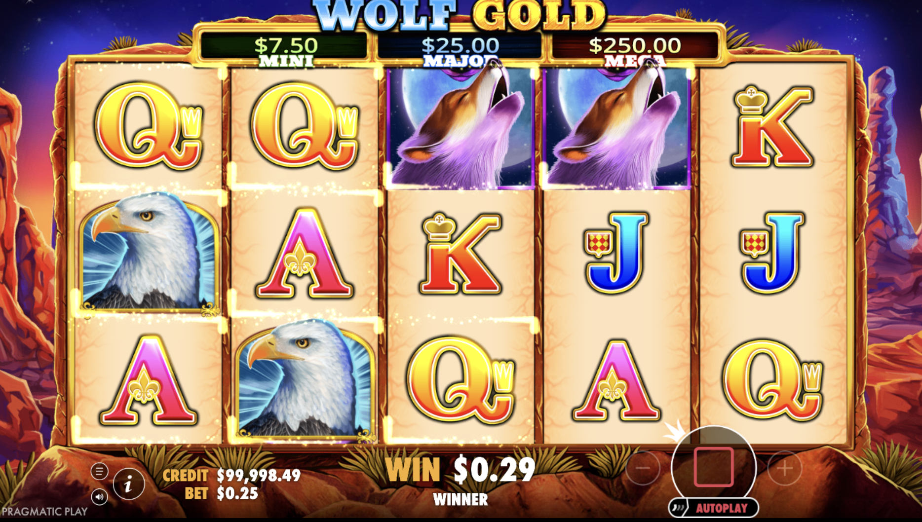 Responsible gaming for Wolf Gold slot