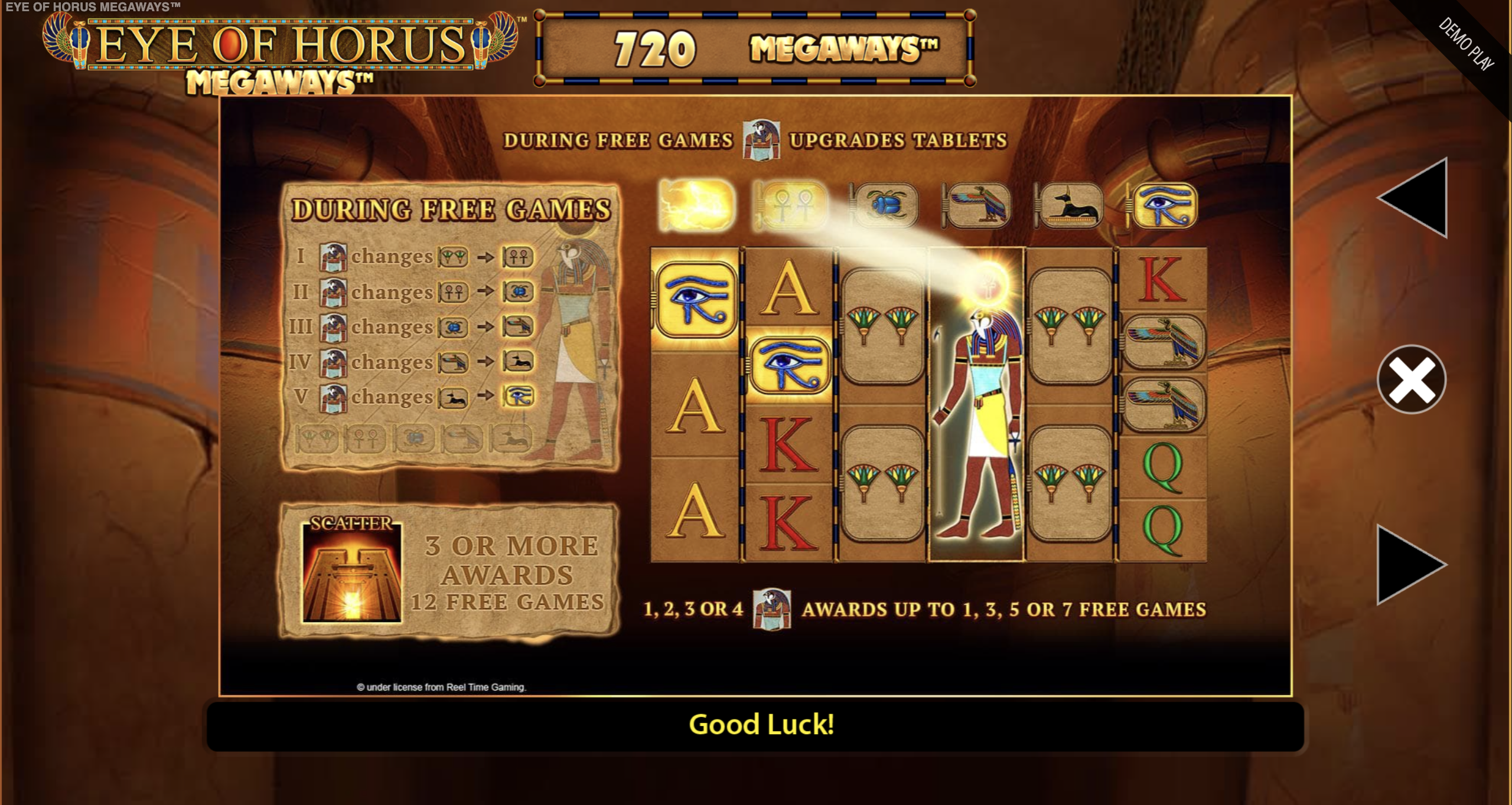 Free spins bonus round with progressive multiplier