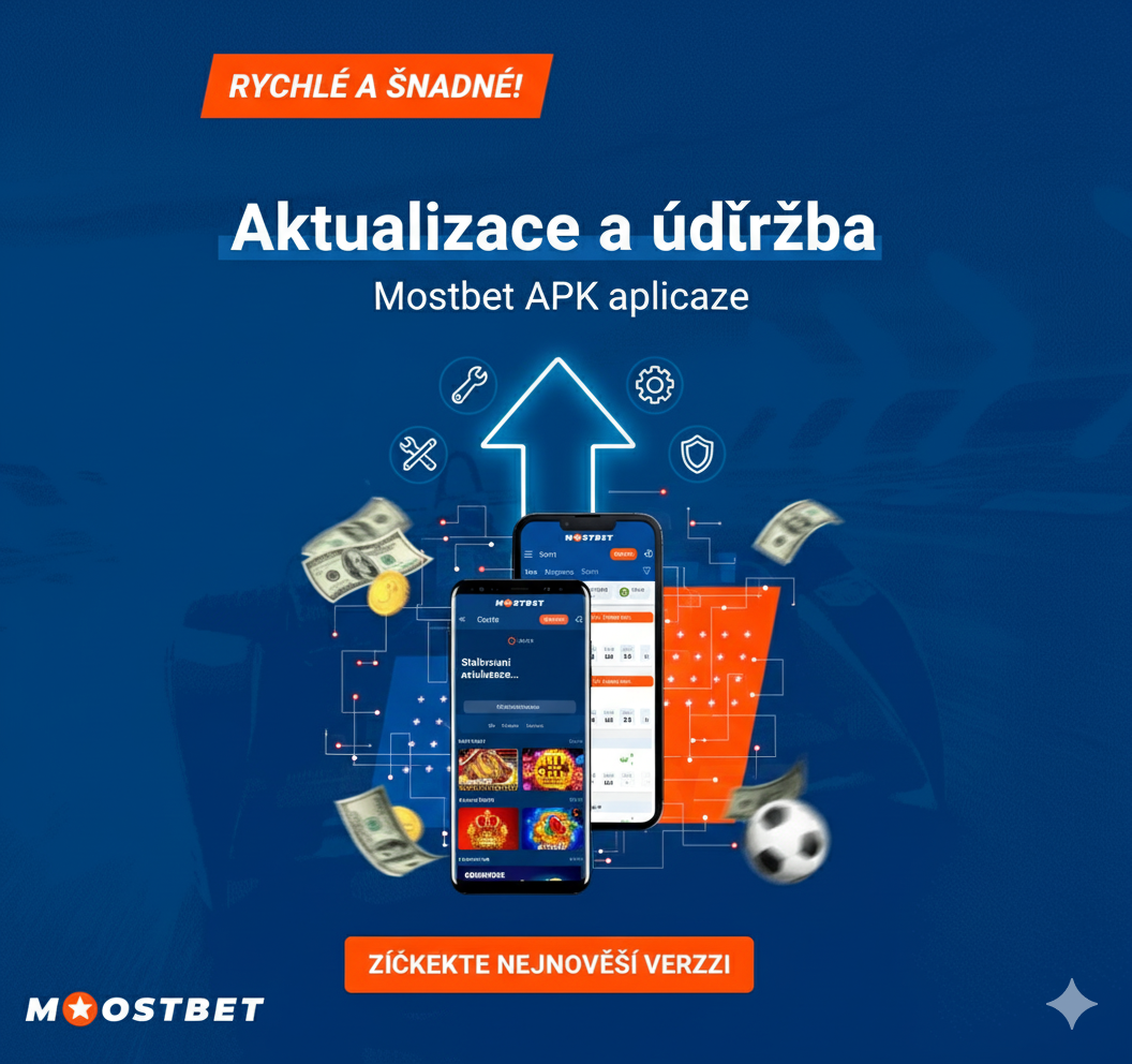Aktualizace a údržba Mostbet APK aplikace
