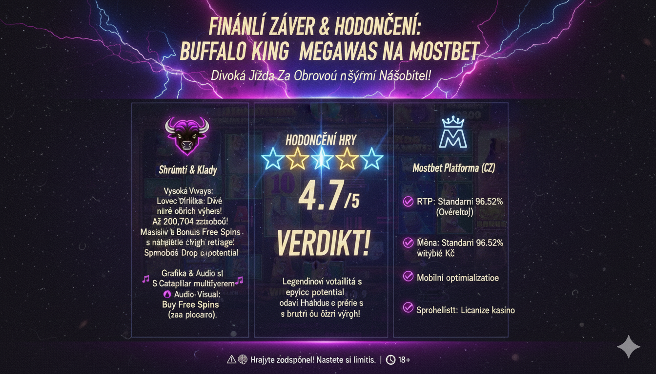 Final summary of Buffalo King Megaways on Mostbet platform
