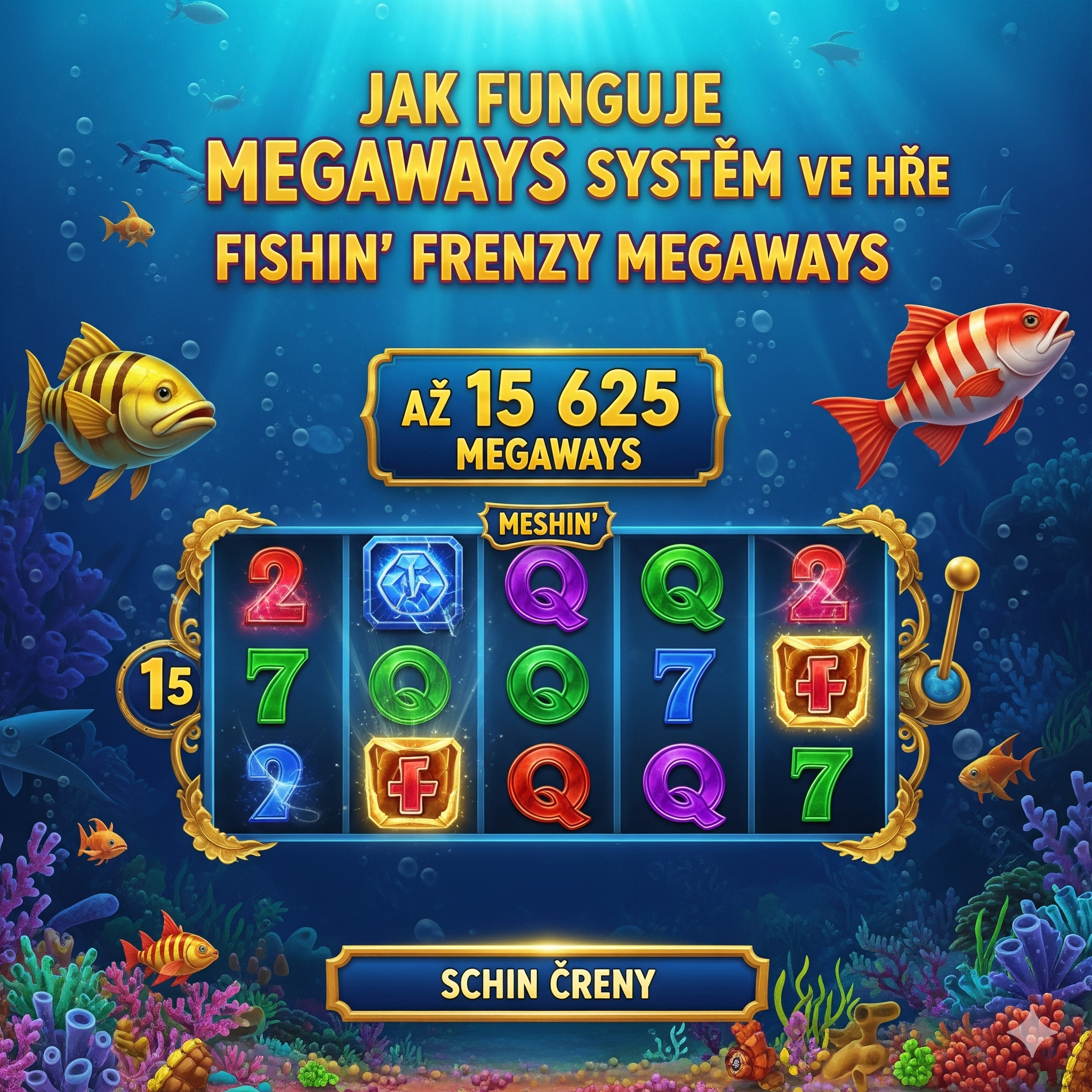Explanation of Megaways mechanics in Fishin' Frenzy