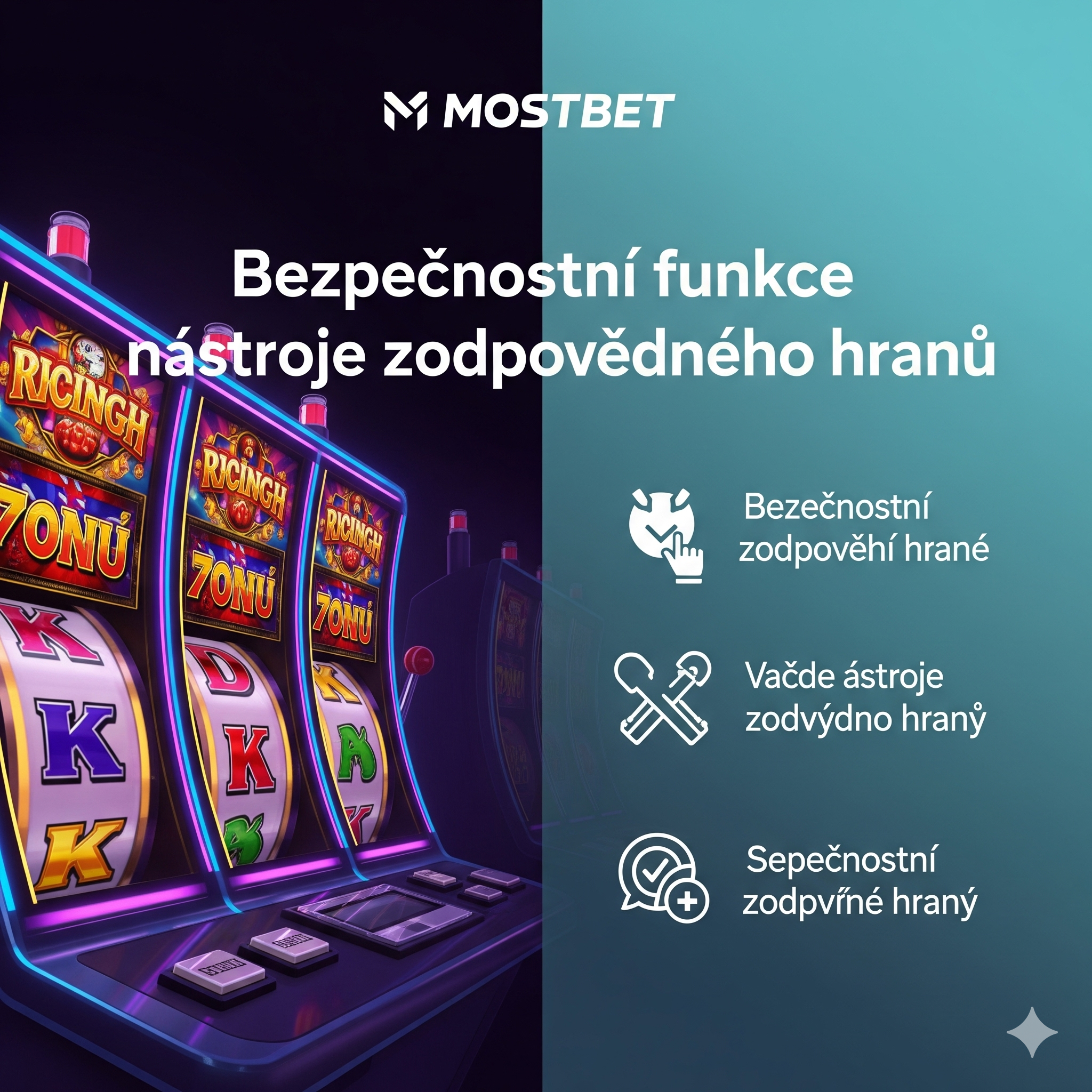 Security features and responsible gaming tools on Mostbet