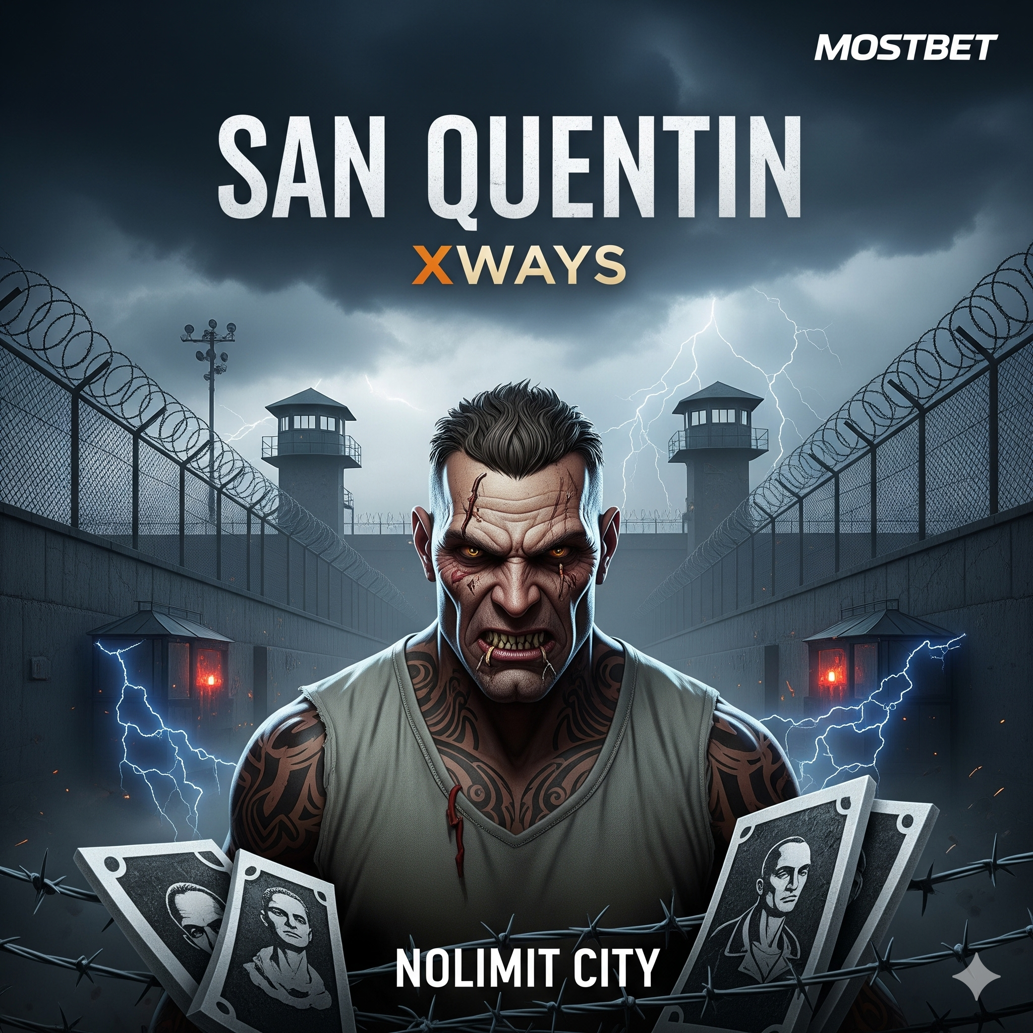 Play San Quentin xWays on Mostbet casino