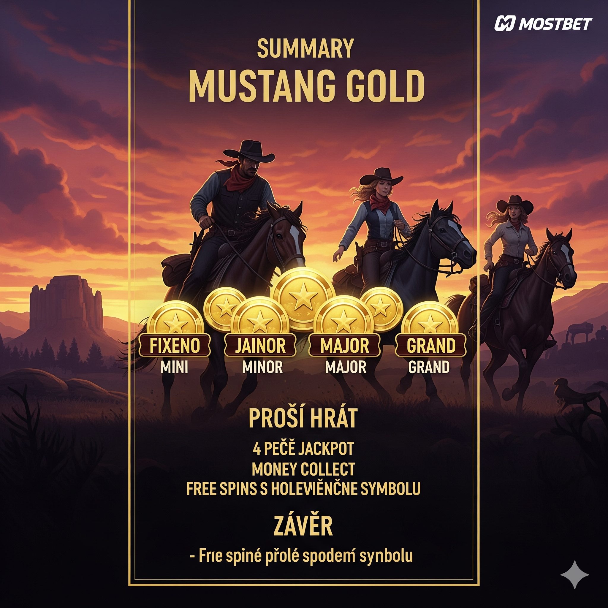 Final recommendation for Mustang Gold slot players on Mostbet