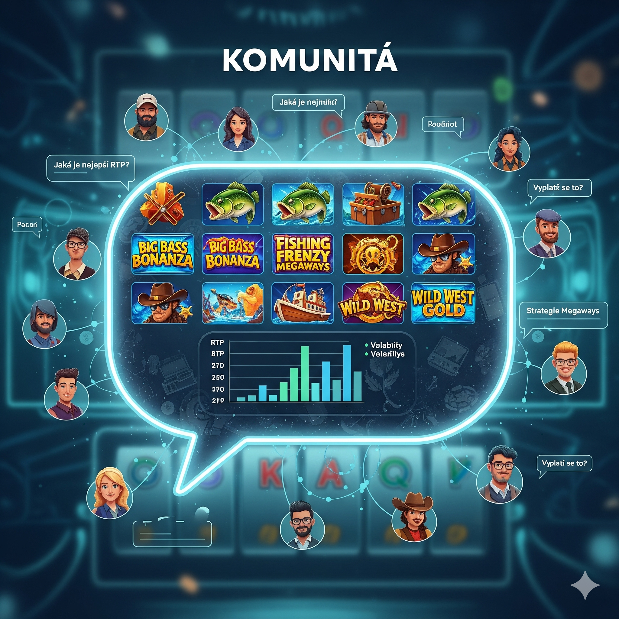 Online casino community discussing slot strategies