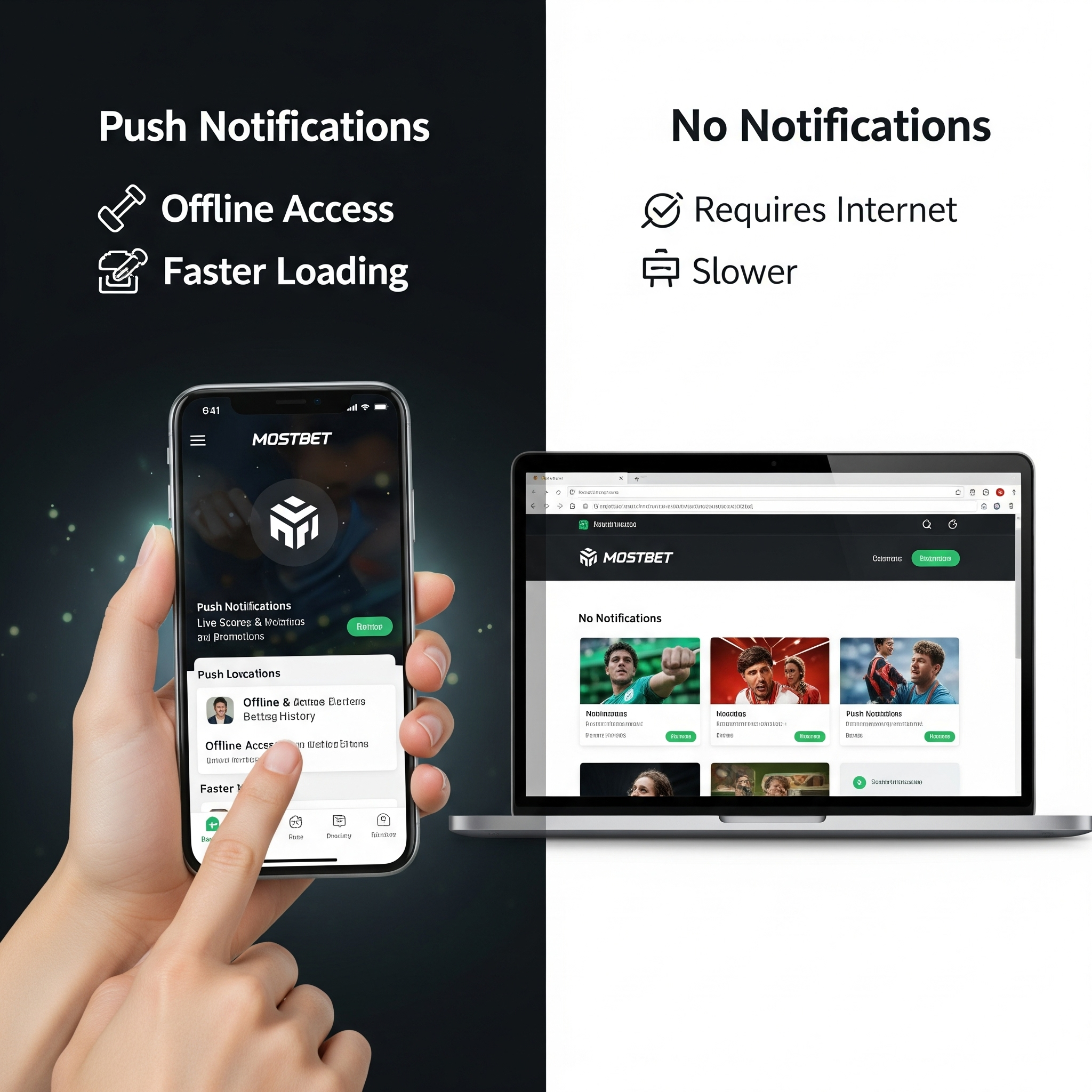 Výhody mobilní aplikace Mostbet oproti webové verzi