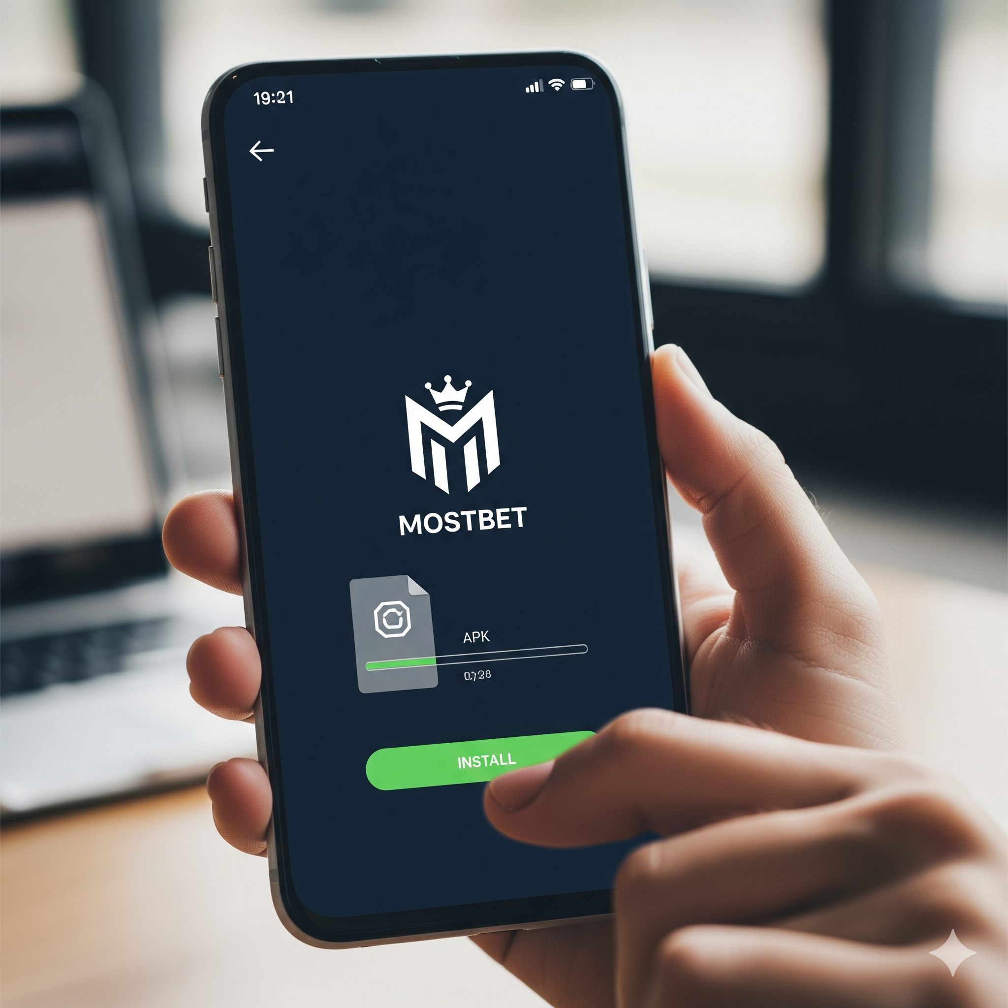 Instalace Mostbet aplikace na Android - APK download