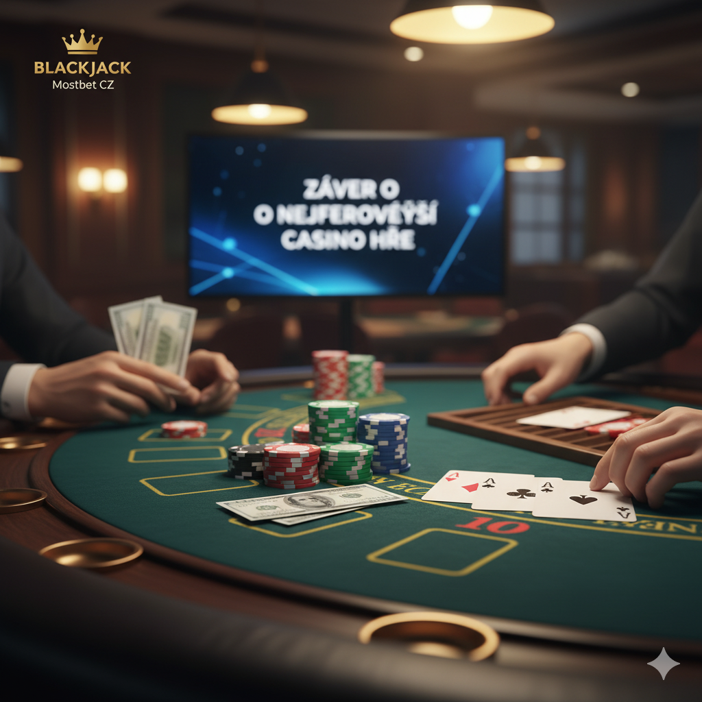 Blackjack Mostbet CZ - Conclusion on the Fairest Casino Game
