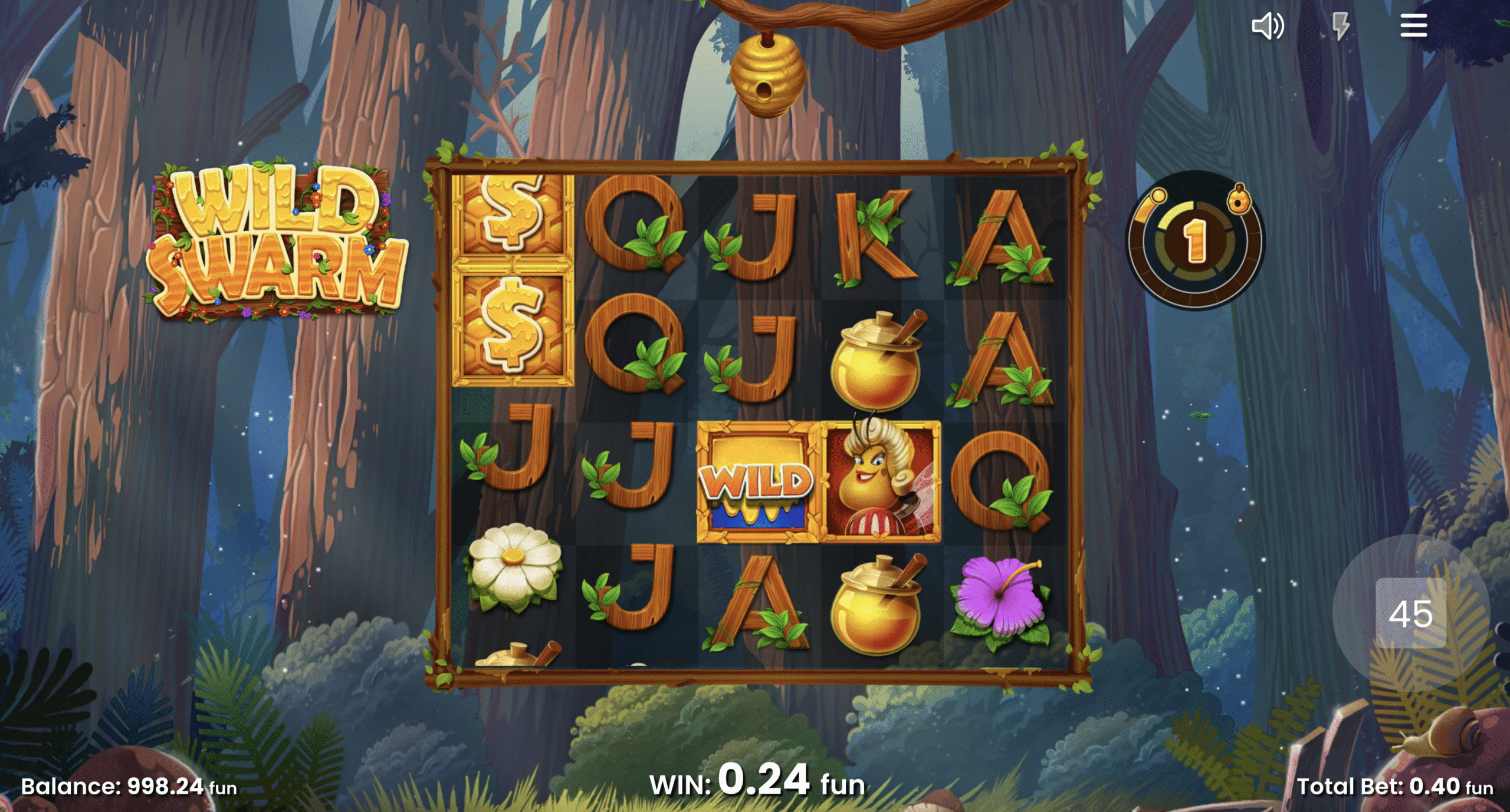 Vzorec pohybu sticky wildů ve Wild Swarm