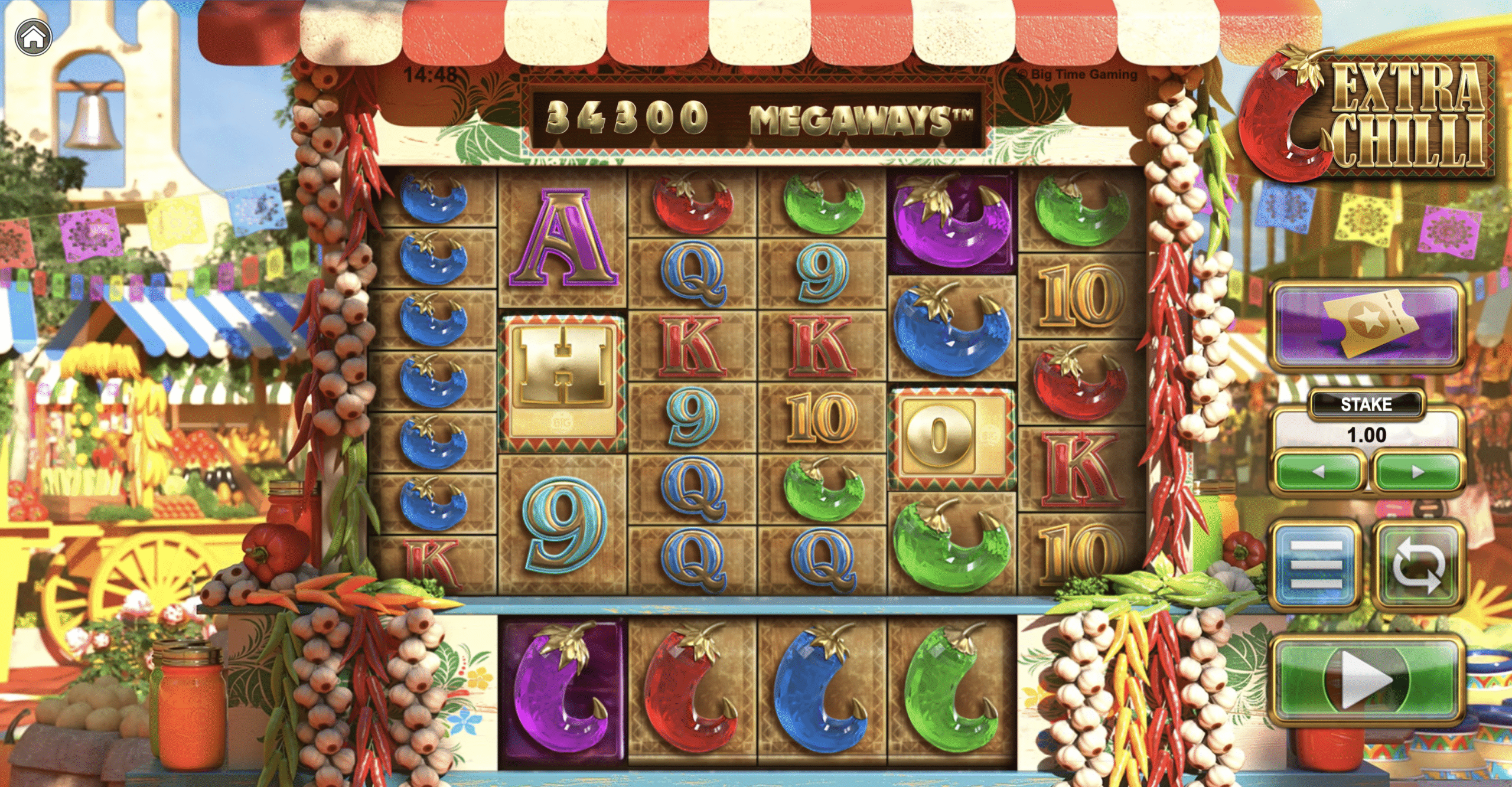 Explanation of Megaways system 117,649 ways to win in Extra Chilli