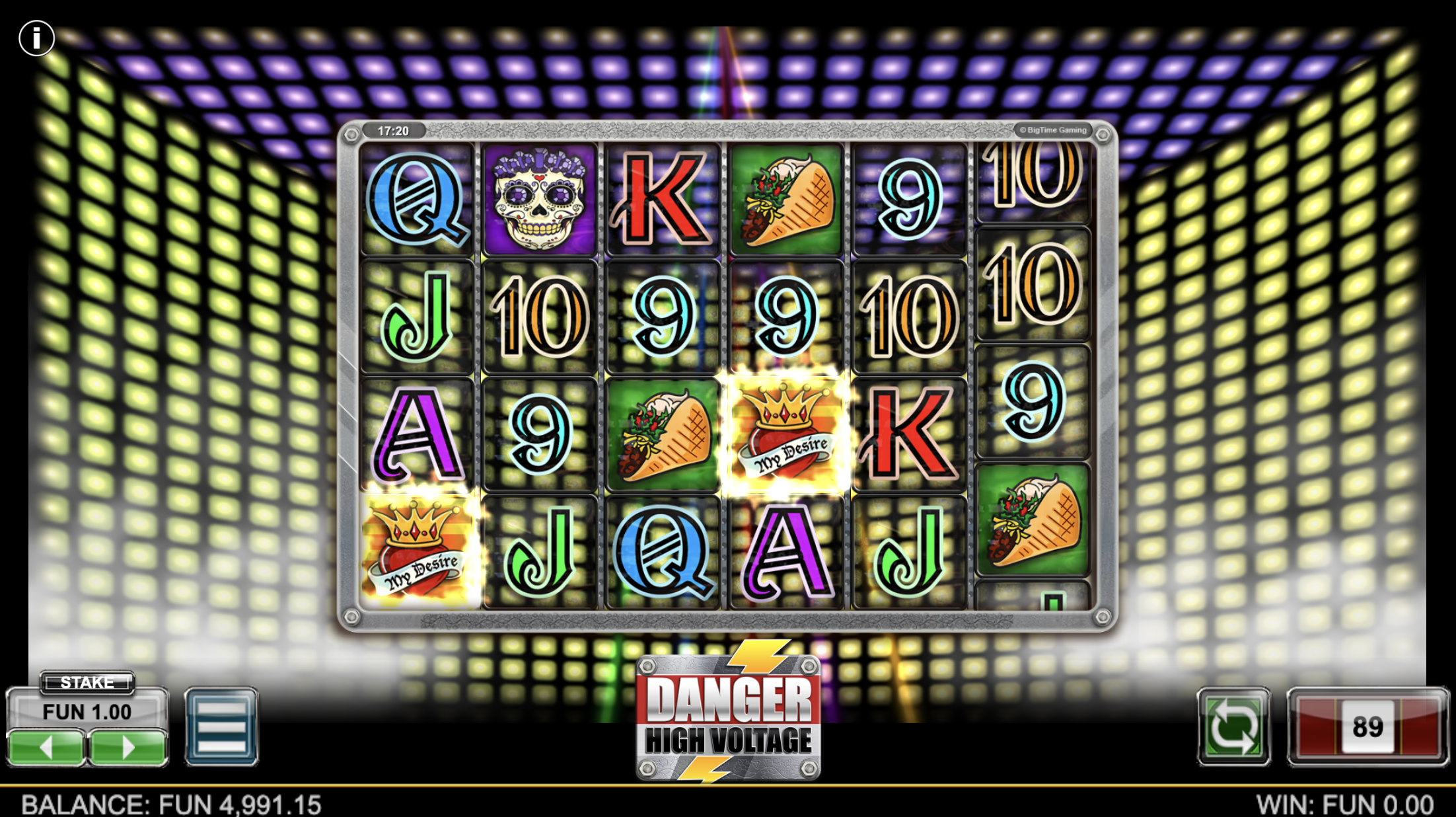 Dual bonus system of Danger High Voltage with High Voltage and Gates of Hell modes