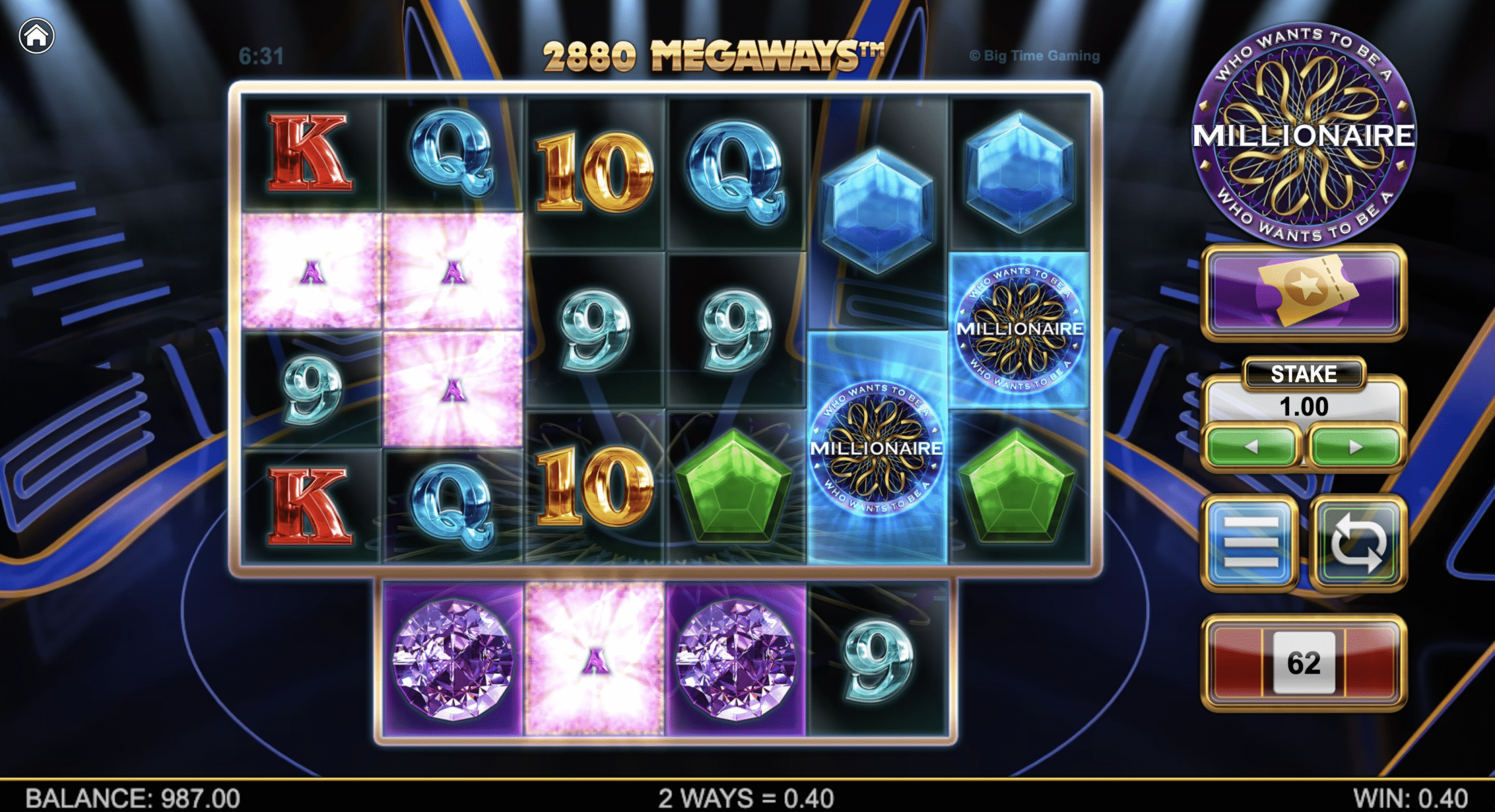 Answers to frequently asked questions about Who Wants to Be a Millionaire Megaways on Mostbet
