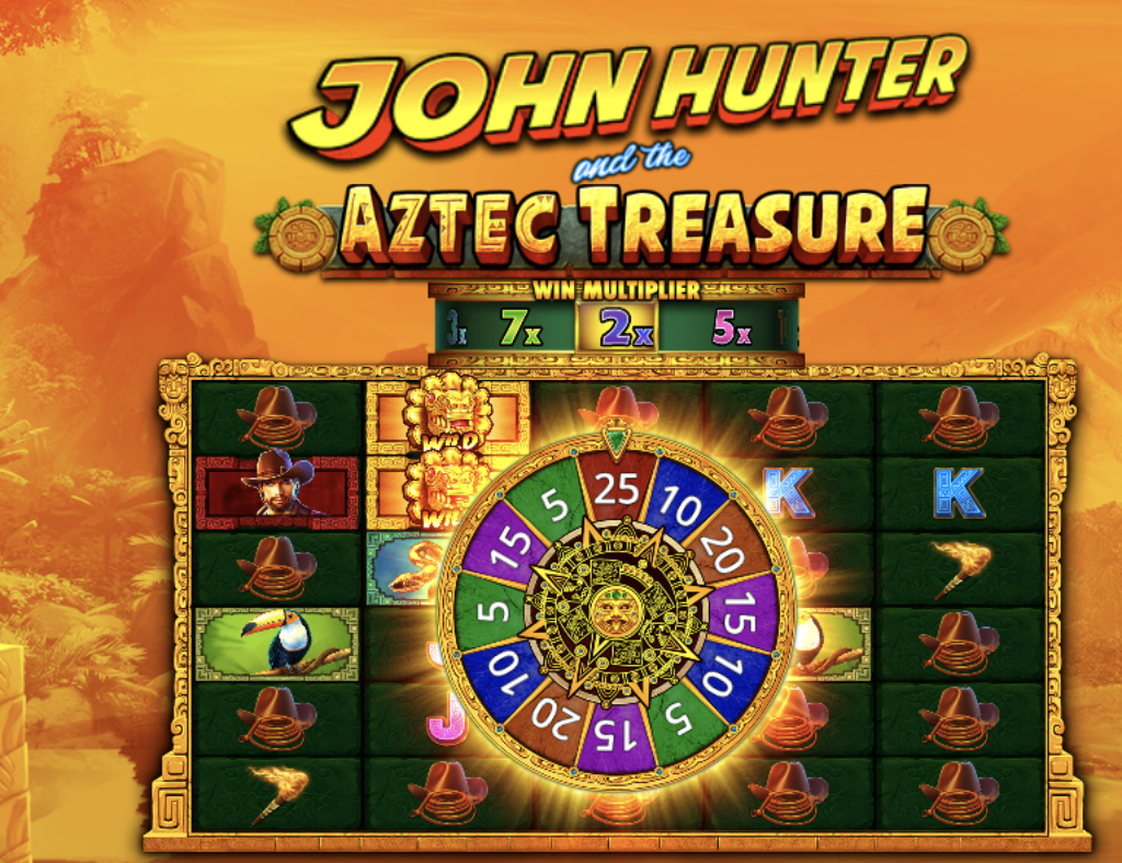 John Hunter and the Aztec Treasure game interface on Mostbet platform with Aztec theme