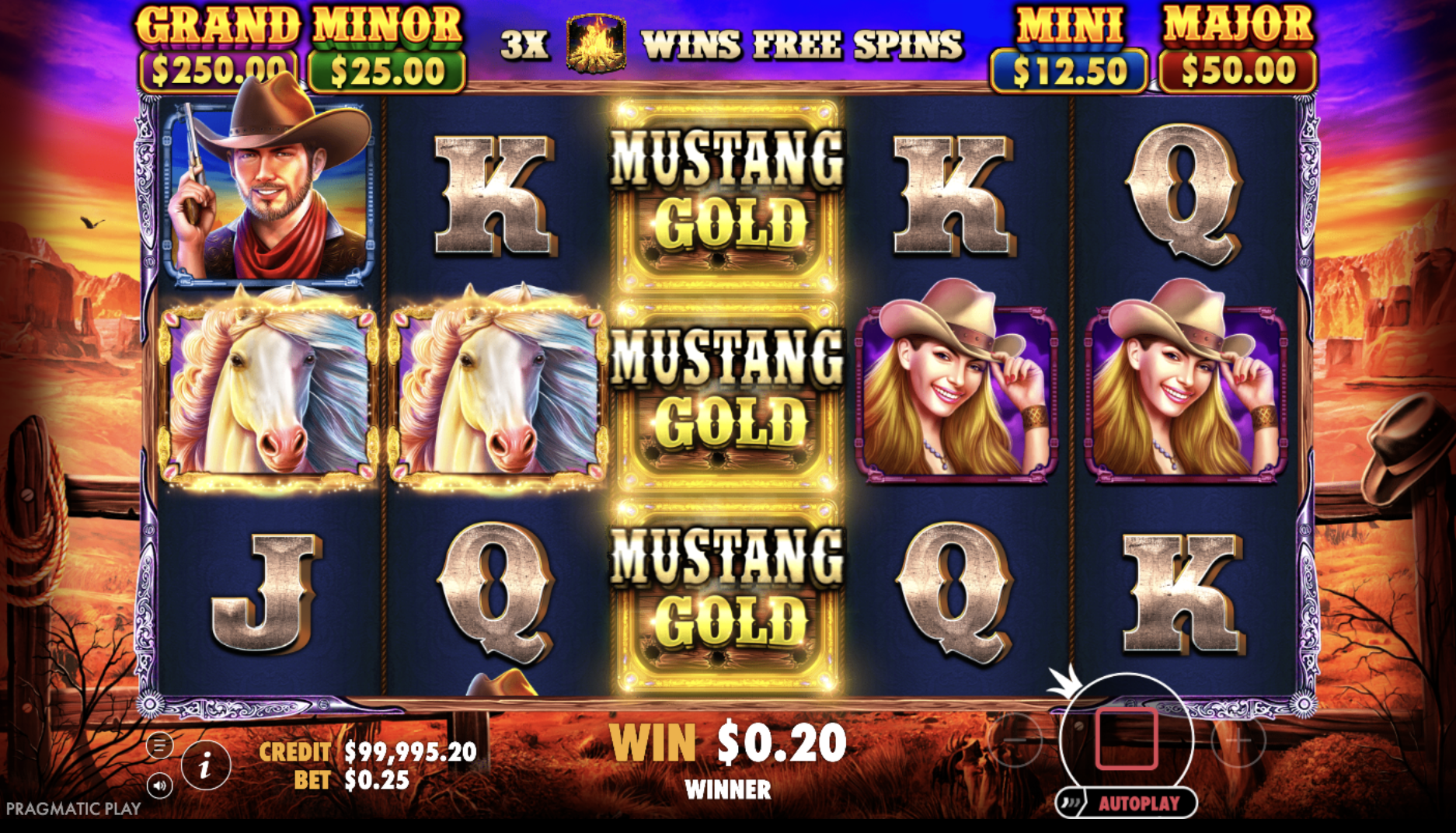 Mostbet platform interface with Mustang Gold slot