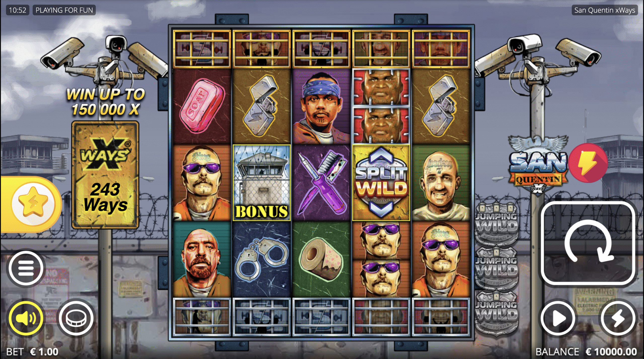 Explanation of xWays mechanics in San Quentin slot