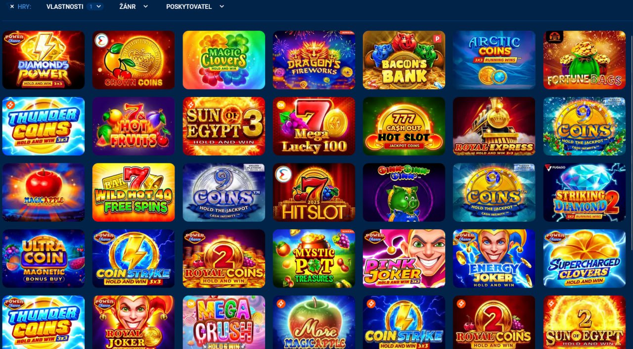 Jackpot automaty a progresivní výhry v Mostbet