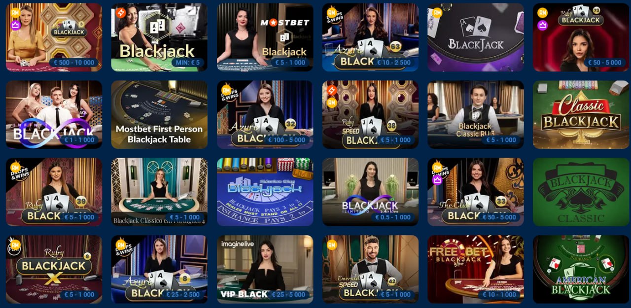 Blackjack Mostbet CZ - Online Game with the Best Odds